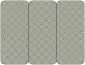 Rococo Pewter Panel Invitation 3 3/4 x 8 1/2 (folded) - 10/Pk