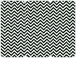 Chevron B&W Panel Invitation 3 3/4 x 8 1/2 (folded) - 10/Pk
