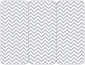 Chevron Pewter Panel Invitation 3 3/4 x 8 1/2 (folded) - 10/Pk