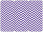 Chevron Amethyst Panel Invitation 3 3/4 x 8 1/2 (folded) - 10/Pk