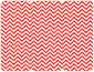 Chevron Rouge Panel Invitation 3 3/4 x 8 1/2 (folded) - 10/Pk