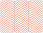 Chevron Ginger Panel Invitation 3 3/4 x 8 1/2 (folded) - 10/Pk
