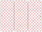 Casablanca Rouge Panel Invitation 3 3/4 x 8 1/2 (folded) - 10/Pk