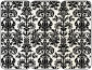 Victoria Black & White Panel Invitation 3 3/4 x 8 1/2 (folded) - 10/Pk