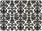 Victoria Black & White Panel Invitation 3 3/4 x 8 1/2 (folded) - 10/Pk