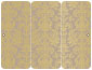 Victoria Bronze Panel Invitation 3 3/4 x 8 1/2 (folded) - 10/Pk