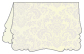 Floral Grey Victorian Landscape Card 3 1/2 x 5 - 10/Pk