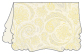 Paisley Yellow Victorian Landscape Card 3 1/2 x 5 - 10/Pk