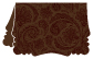 Paisley Chocolate Victorian Landscape Card 3 1/2 x 5 - 10/Pk