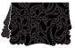Peacock Black Victorian Landscape Card 3 1/2 x 5 - 10/Pk
