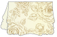 Rose Antique Victorian Landscape Card 3 1/2 x 5 - 10/Pk