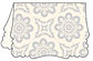 Morocco Silver Victorian Landscape Card 3 1/2 x 5 - 10/Pk