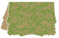 Renaissance Green Victorian Landscape Card 3 1/2 x 5 - 10/Pk