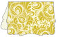 Nature Lime Victorian Landscape Card 3 1/2 x 5 - 10/Pk