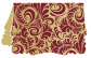 Nature Maroon Victorian Landscape Card 3 1/2 x 5 - 10/Pk