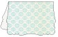 Rococo Aqua Victorian Landscape Card 3 1/2 x 5 - 10/Pk
