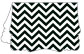 Chevron B&W Victorian Landscape Card 3 1/2 x 5 - 10/Pk