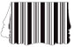 Stripe Black & White Victorian Landscape Card 3 1/2 x 5 - 10/Pk