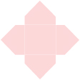 Pink Feather Pochette Style A2 (7 1/8 x 7 1/8) - 10/Pk