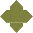 Olive Pochette Style A2 (7 1/8 x 7 1/8) - 10/Pk