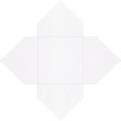 Linen Solar White Pochette Style A2 (7 1/8 x 7 1/8) - 10/Pk