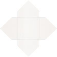 Linen Natural White Pochette Style A2 (7 1/8 x 7 1/8) - 10/Pk