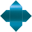 Teal Silk Pochette Style A2 (7 1/8 x 7 1/8) - 10/Pk