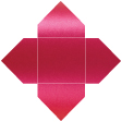 Pink Silk Pochette Style A2 (7 1/8 x 7 1/8) - 10/Pk
