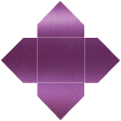Purple Silk Pochette Style A2 (7 1/8 x 7 1/8) - 10/Pk