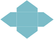 Textured Aquamarine Pochette Style A4 (5 1/8 x 7 1/8) - 10/Pk