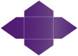 Purple Pochette Style A4 (5 1/8 x 7 1/8) - 10/Pk