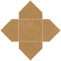 Natural Kraft Pochette Style A5 (5 1/2 x 5 1/2) - 10/Pk
