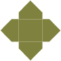 Olive Pochette Style A5 (5 1/2 x 5 1/2) - 10/Pk