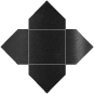 Black Silk Pochette Style A5 (5 1/2 x 5 1/2) - 10/Pk