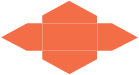 Electric Orange Pochette Style A6 (3 13/16 x 8 7/8) - 10/Pk