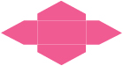Raspberry Pochette Style A6 (3 13/16 x 8 7/8) - 10/Pk