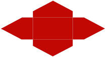 Firecracker Red Pochette Style A6 (3 13/16 x 8 7/8) - 10/Pk