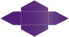 Purple Pochette Style A6 (3 13/16 x 8 7/8) - 10/Pk