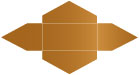 Cognac Pochette Style A6 (3 13/16 x 8 7/8) - 10/Pk