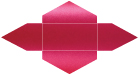 Pink Silk Pochette Style A6 (3 13/16 x 8 7/8) - 10/Pk