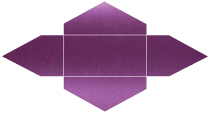 Purple Silk Pochette Style A6 (3 13/16 x 8 7/8) - 10/Pk