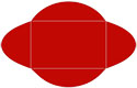 Firecracker Red Pochette Style B2 (5 1/2 x 8 1/2) - 10/Pk