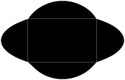 Black Pochette Style B2 (5 1/2 x 8 1/2) - 10/Pk