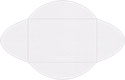 Linen Solar White Pochette Style B2 (5 1/2 x 8 1/2) - 10/Pk