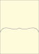 Crest Baronial Ivory Pocket Card 5 1/4 x 7 1/4 - 10/Pk