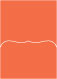 Electric Orange Pocket Card 5 1/4 x 7 1/4 - 10/Pk