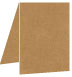 Natural Kraft Portrait Card 3 1/2 x 5 - 25/Pk
