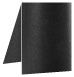 Black Silk Portrait Card 3 1/2 x 5 - 25/Pk