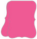 Raspberry Portrait Bracket Card 4 1/4 x 5 1/2 - 10/Pk