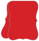 Rouge Portrait Bracket Card 4 1/4 x 5 1/2 - 10/Pk